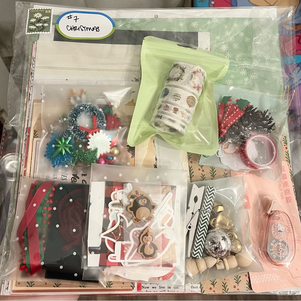 Christmas Junk Journaling/Scrapbooking Lot #7